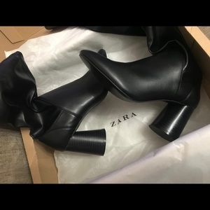 Zara over the knee boots